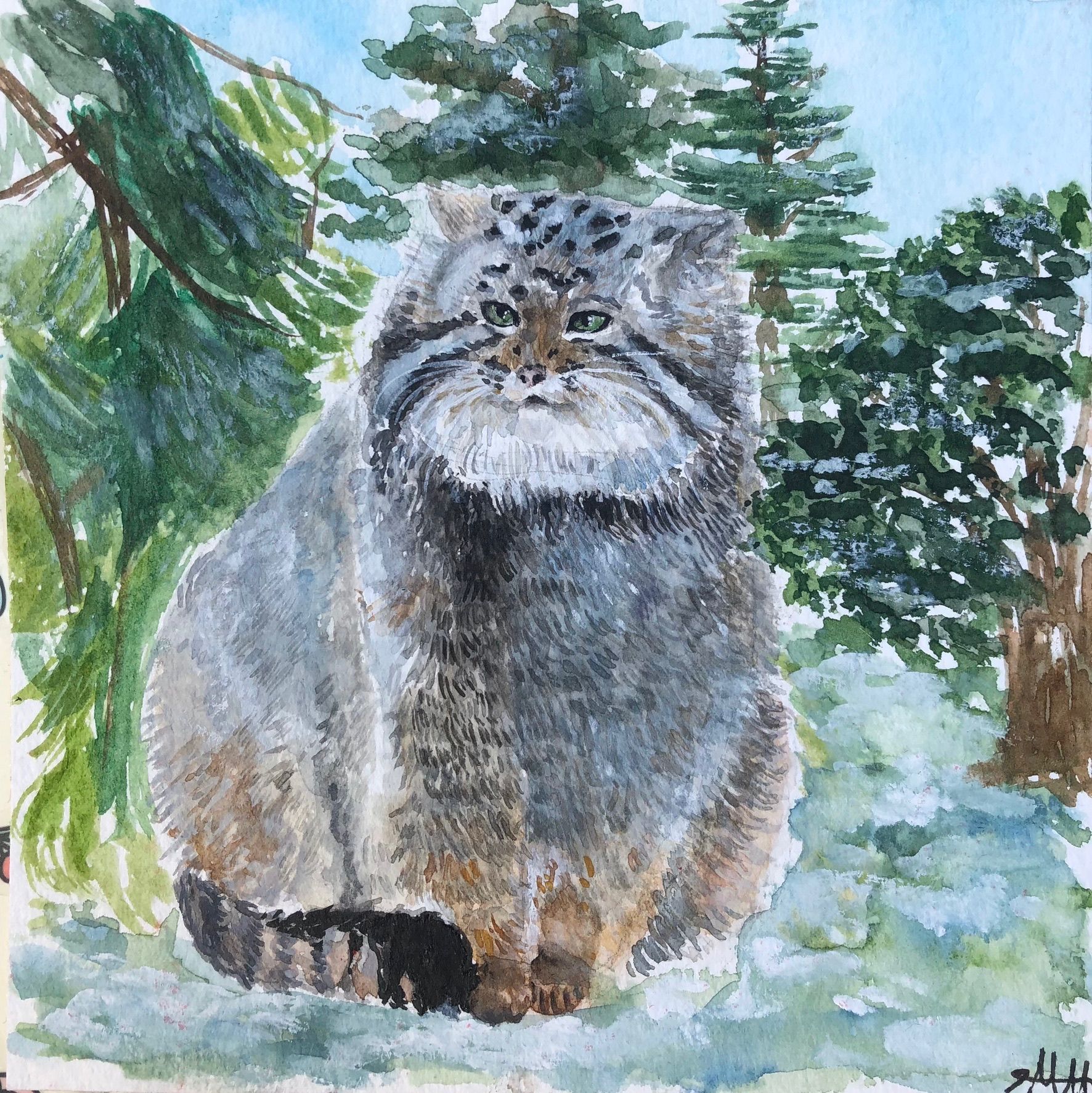 Artwork from the pet portraits collection.