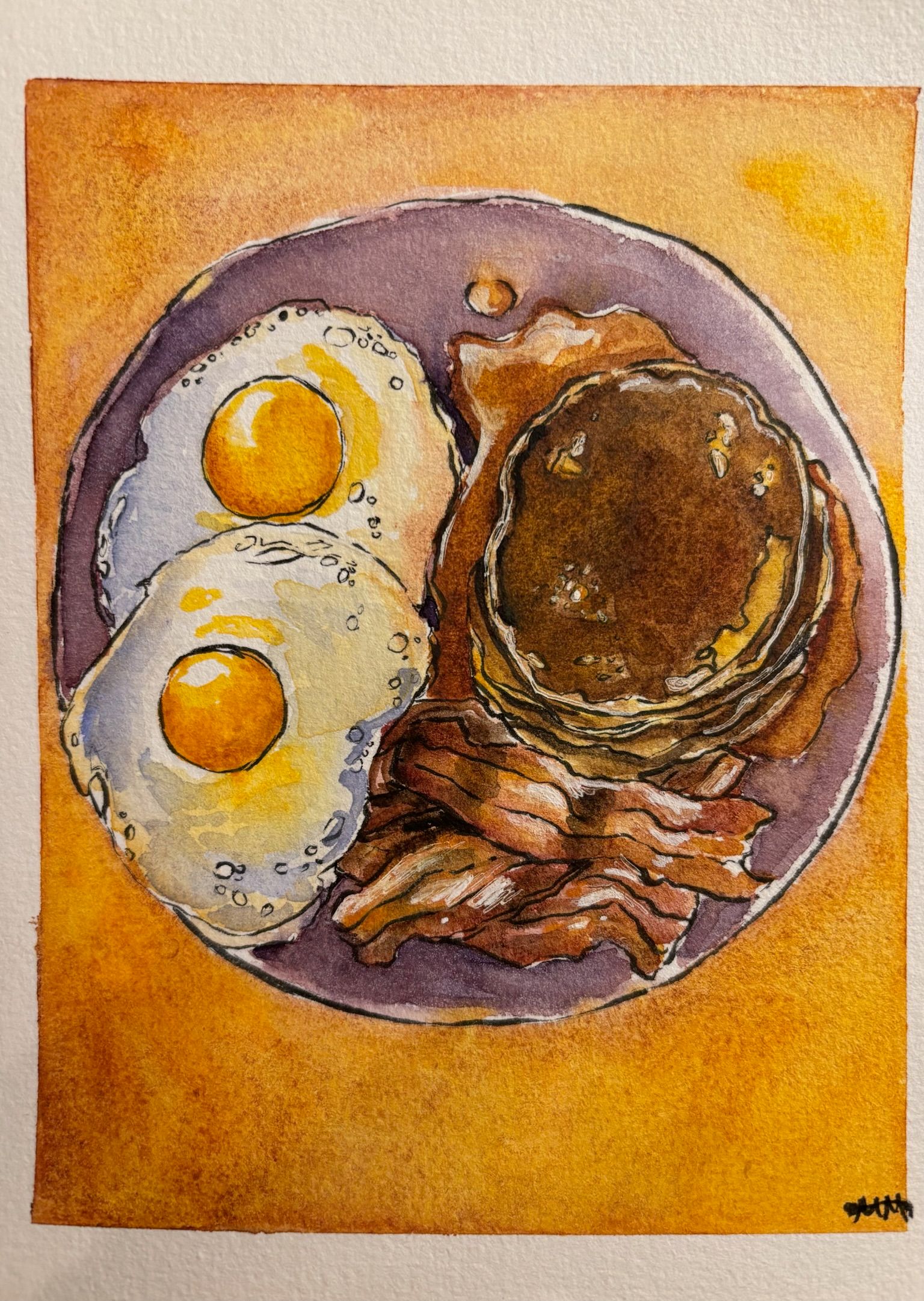 Artwork from the food studies collection.