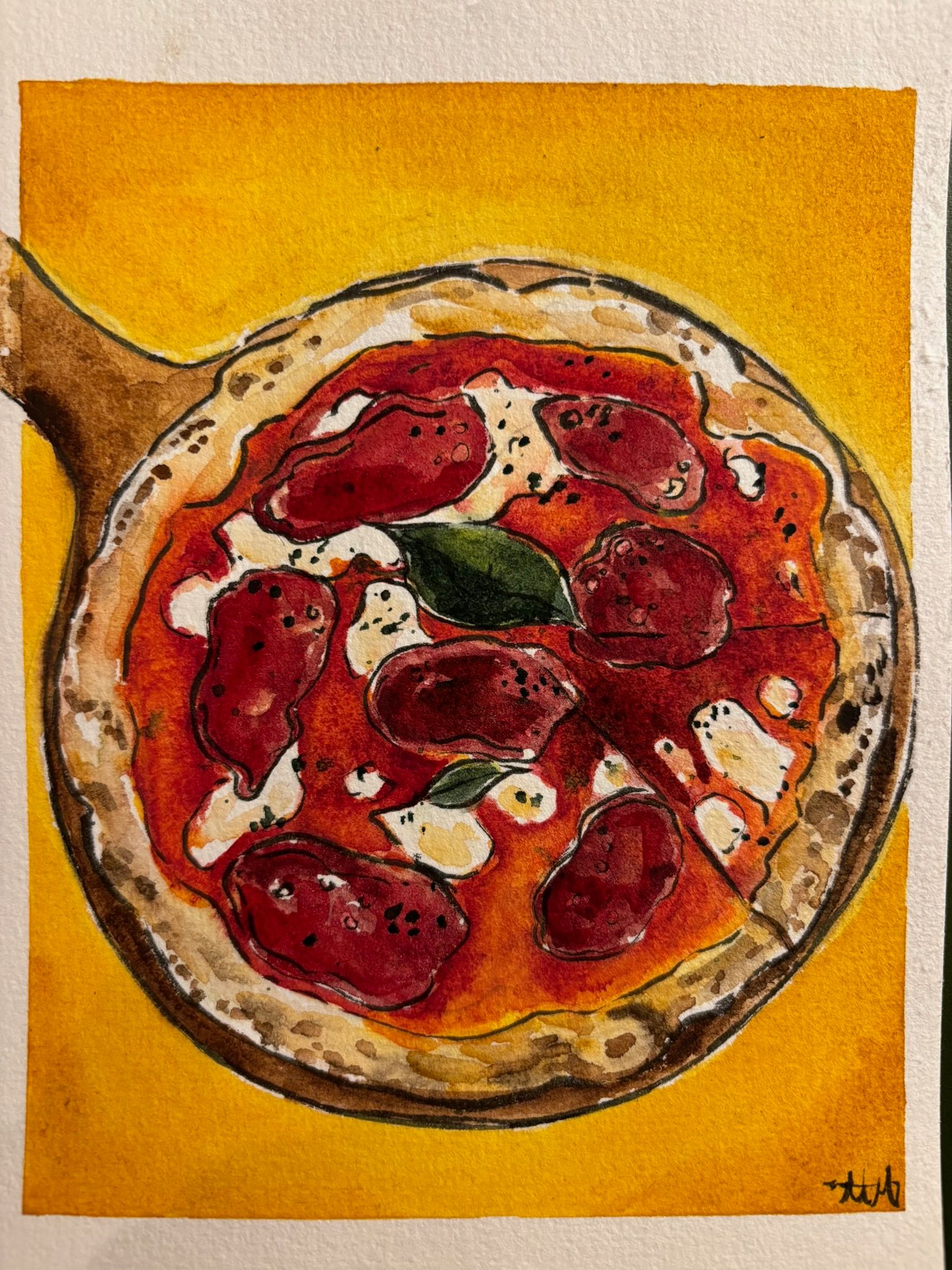 Artwork from the food studies collection.