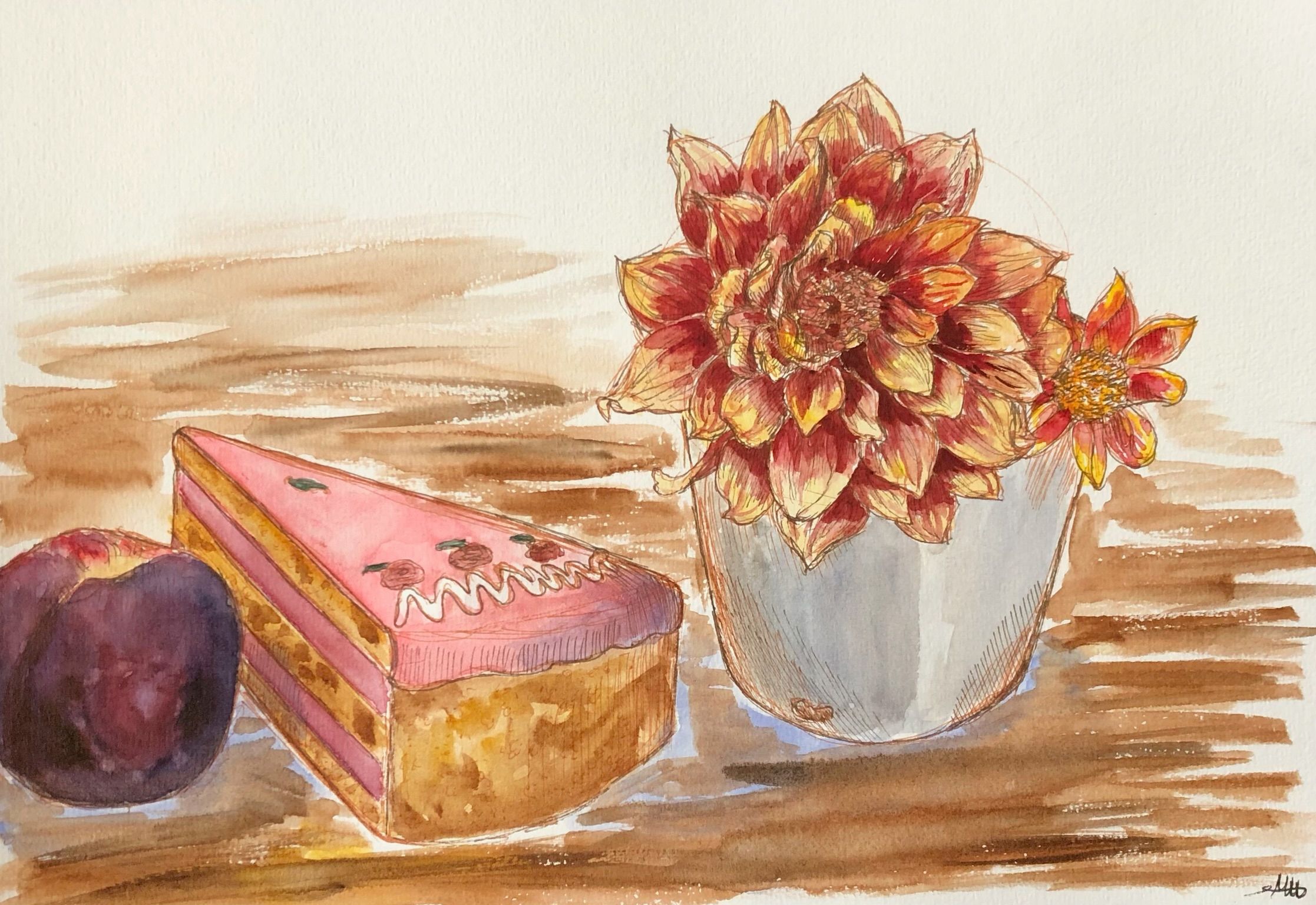 Artwork from the food studies collection.